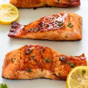HONEY GARLIC SALMON